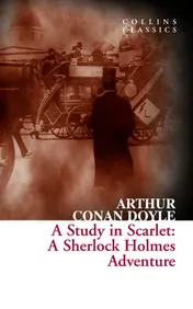 Omslag van Collins Classics - a Study in Scarlett A Sherlock Holmes Adventure