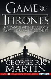 Omslag van A Dance with Dragons Dreams and dust