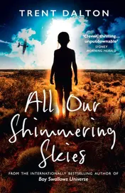 Omslag van All Our Shimmering Skies