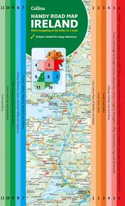 Omslag van Map of Ireland Handy: Ideal for route planning (Collins Road Atlas)