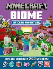 Omslag van Farshore Minecraft Biome Adventure Sticker Book.