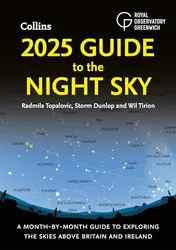 Omslag van 2025 Guide to the Night Sky A Month-By-month Guide to Exploring the Skies Above Britain and Ireland