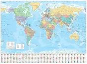 Omslag van Collins World Wall Laminated Map