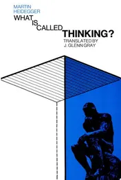 Omslag van What Is Called Thinking?