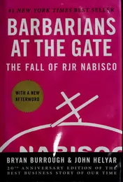 Omslag van Barbarians at the Gate The Fall of RJR Nabisco