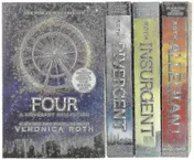 Omslag van Divergent Series Four-Book Paperback Box Set Divergent, Insurgent, Allegiant, Four