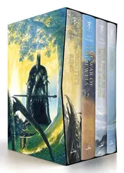Omslag van The History of Middle-Earth Box Set #4 Morgoth's Ring / The War of the Jewels / The Peoples of Middle-Earth / Index
