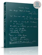 Omslag van A Life in Lyrics The Official Creative Legacy of Freddie Mercury