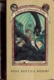 Omslag van A Series of Unfortunate Events #2: The Reptile Room