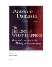 Omslag van The Feeling of what Happens Body and Emotion in the Making of Consciousness
