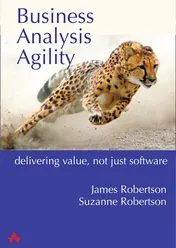 Omslag van Business Analysis Agility Delivering Value, Not Just Software