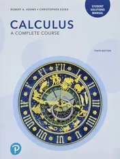 Omslag van Student Solutions Manual for Calculus A Complete Course