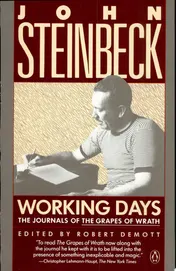 Omslag van Working Days The Journals of The Grapes of Wrath