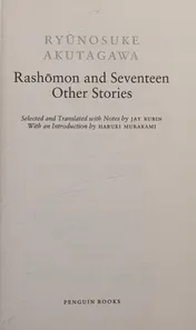 Omslag van Rashomon and Seventeen Other Stories