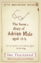 Omslag van The Secret Diary of Adrian Mole Aged 13 3/4 30th Anniversary Ed 30th Anniversary Edition