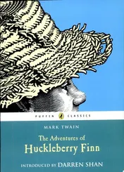 Omslag van The Adventures of Huckleberry Finn