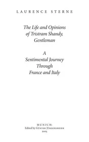 Omslag van The Life and Opinions of Tristram Shandy, Gentleman The Florida Edition