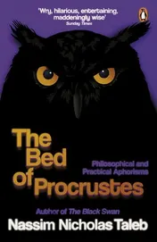 Omslag van The Bed of Procrustes Philosophical and Practical Aphorisms