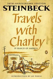 Omslag van Travels with Charley in Search of America (Penguin Classics Deluxe Edition)