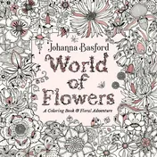 Omslag van World of Flowers A Coloring Book and Floral Adventure