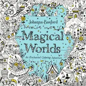Omslag van Magical Worlds An Enchanted Coloring Adventure
