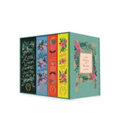 Omslag van The Puffin in Bloom 4-Book Collection Anne of Green Gables, Heidi, Little Women, and a Little Princess