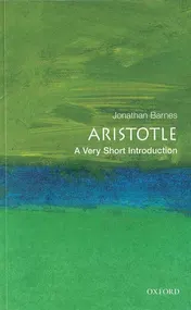 Omslag van Aristotle: A Very Short Introduction