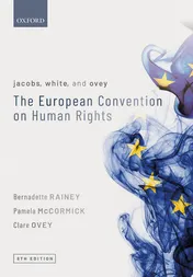 Omslag van Jacobs, White and Ovey The European Convention on Human Rights