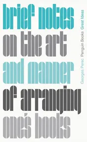 Omslag van Brief Notes on the Art and Manner of Arranging One's Books