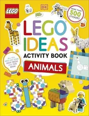 Omslag van LEGO Ideas Activity Book Animals Packed with LEGO Building and Sticker Activities and Fun Facts. with 400 Stickers!