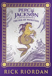 Omslag van Puffin Percy Jackson and the Olympians The Sea of Monsters (Deluxe Collectors Edition).