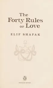 Omslag van The Forty Rules of Love