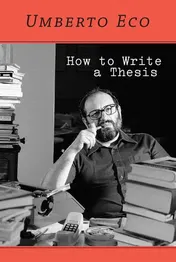 Omslag van How to Write a Thesis