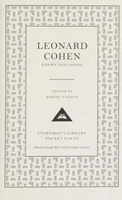 Omslag van Poems and Songs: Cohen