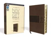 Omslag van NIV Premium Gift Bible Indexed Red Letter Edition [Brown]