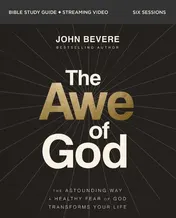Omslag van The Awe of God The Astounding Way a Healthy Fear of God Transforms Your Life
