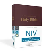Omslag van NIV, Church Bible (Value Pew Bible), Hardcover, Burgundy