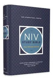 Omslag van NIV Study Bible, Fully Revised Edition, Hardcover, Red Letter, Comfort Print