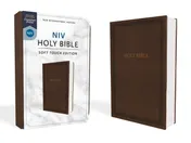 Omslag van NIV Holy Bible Soft Touch Edition [Brown]