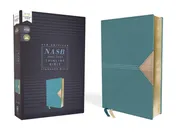 Omslag van NASB Thinline Bible Red Letter Edition [Teal]