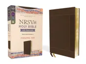 Omslag van NRSVue Holy Bible with Apocrypha, Personal Size, Comfort Print [Brown]