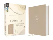 Omslag van Flourish The NIV Bible for Women, Cloth Over Board, Comfort Print [Cream]