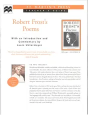 Omslag van Robert Frost's Poems