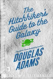 Omslag van The Hitchhiker's Guide to the Galaxy