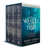 Omslag van The Wheel of Time Box Set 4 Books 10-12 (Crossroads of Twilight, Knife of Dreams, The Gathering Storm)