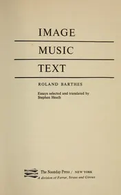 Omslag van Image-Music-Text