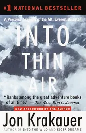 Omslag van Into Thin Air A Personal Account of the Mt. Everest Disaster