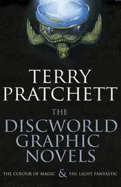 Omslag van The Discworld Graphic Novels The Colour of Magic and the Light Fantastic