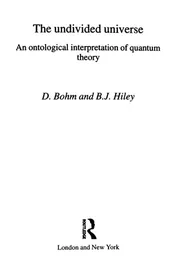 Omslag van The undivided universe an ontological interpretation of quantum theory