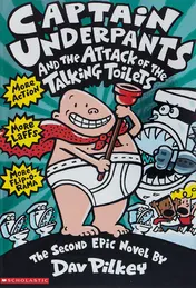 Omslag van Captain Underpants and the Attack of the Talking Toilets